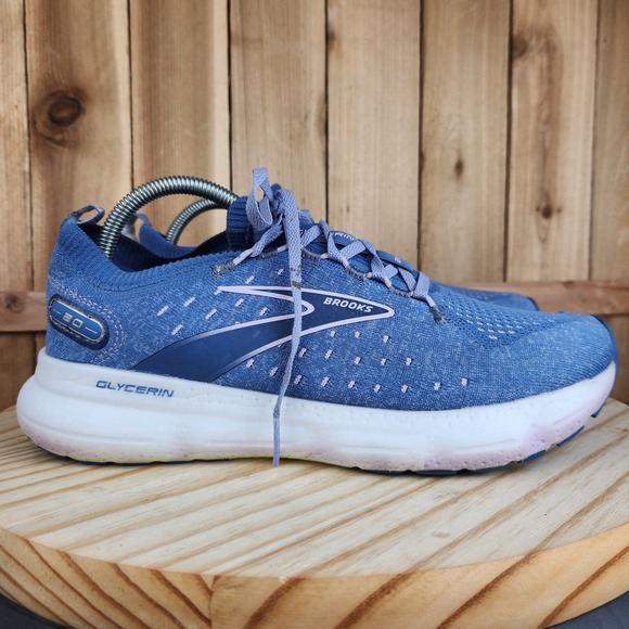 Brooks Shoes - Brooks Glycerin 20 Womens 10.5 B‎ Blue Athletic Shoes Running Sneakers Trainers